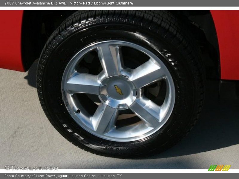 Victory Red / Ebony/Light Cashmere 2007 Chevrolet Avalanche LTZ 4WD