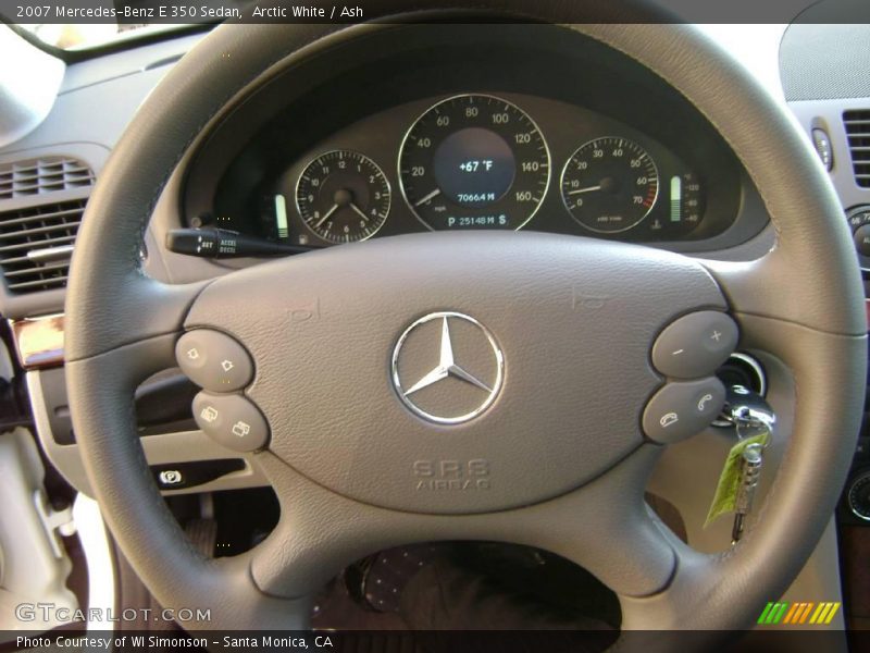 Arctic White / Ash 2007 Mercedes-Benz E 350 Sedan
