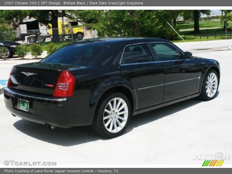 Brilliant Black / Dark Slate Gray/Light Graystone 2007 Chrysler 300 C SRT Design