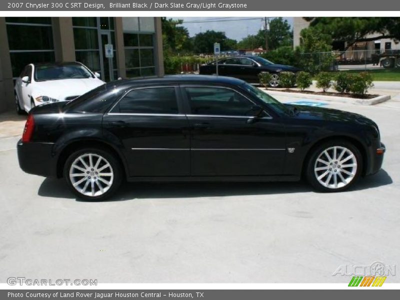 Brilliant Black / Dark Slate Gray/Light Graystone 2007 Chrysler 300 C SRT Design