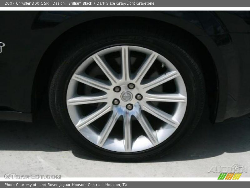 Brilliant Black / Dark Slate Gray/Light Graystone 2007 Chrysler 300 C SRT Design