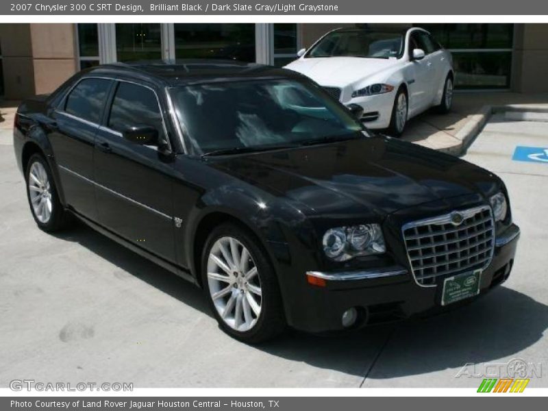 Brilliant Black / Dark Slate Gray/Light Graystone 2007 Chrysler 300 C SRT Design