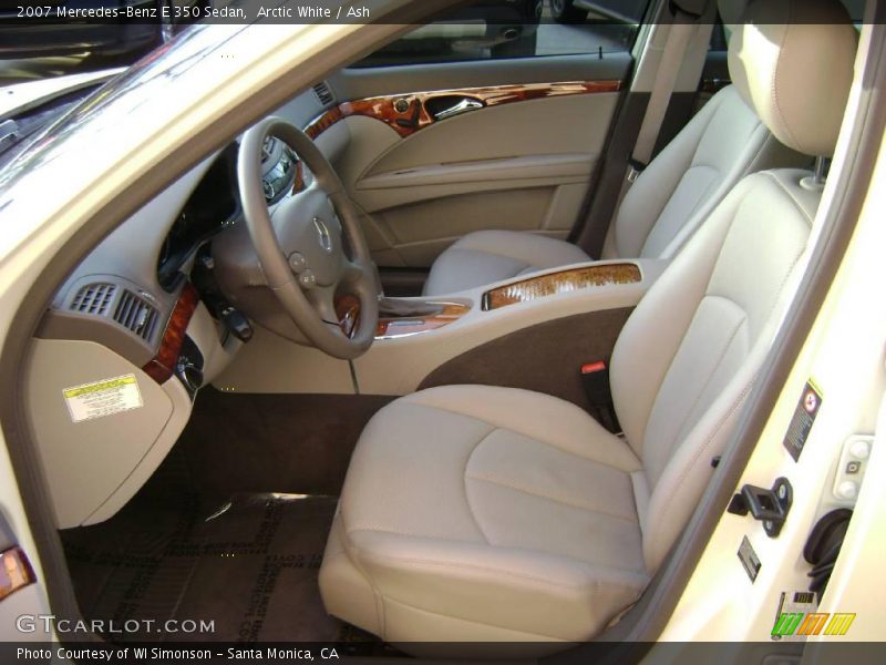 Arctic White / Ash 2007 Mercedes-Benz E 350 Sedan
