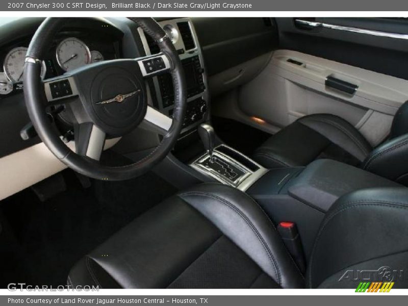 Brilliant Black / Dark Slate Gray/Light Graystone 2007 Chrysler 300 C SRT Design