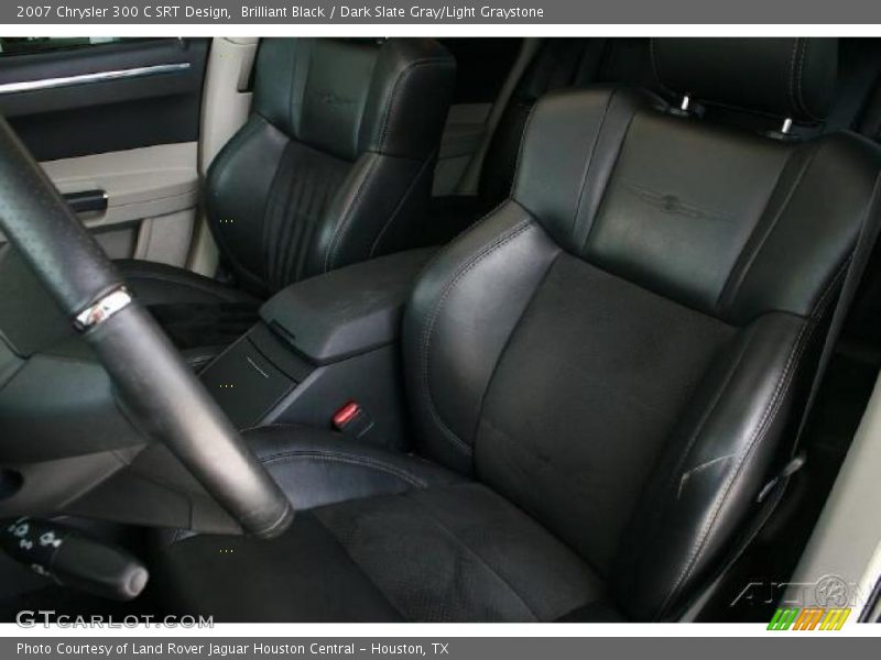 Brilliant Black / Dark Slate Gray/Light Graystone 2007 Chrysler 300 C SRT Design