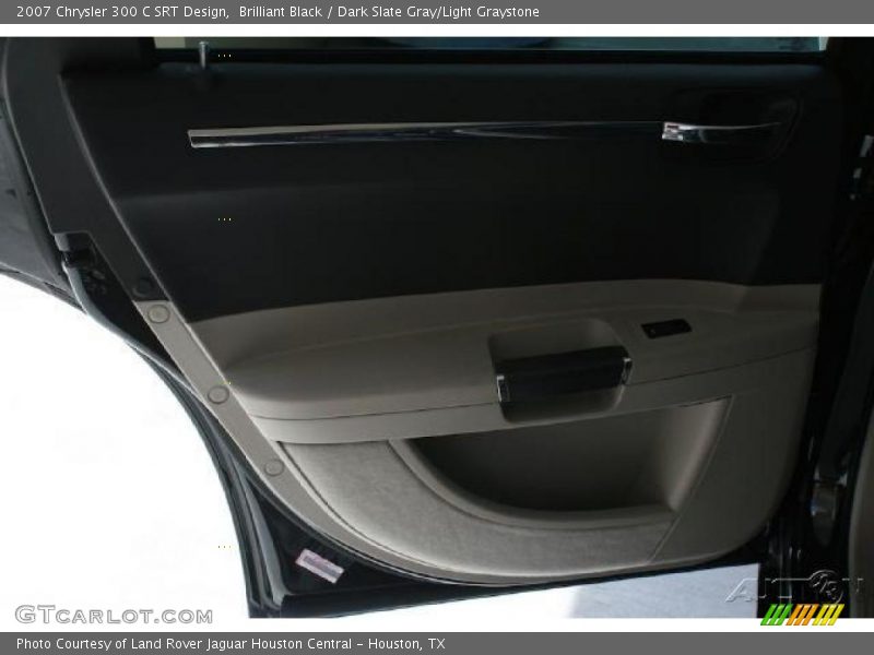 Brilliant Black / Dark Slate Gray/Light Graystone 2007 Chrysler 300 C SRT Design
