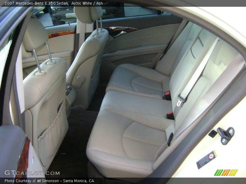 Arctic White / Ash 2007 Mercedes-Benz E 350 Sedan