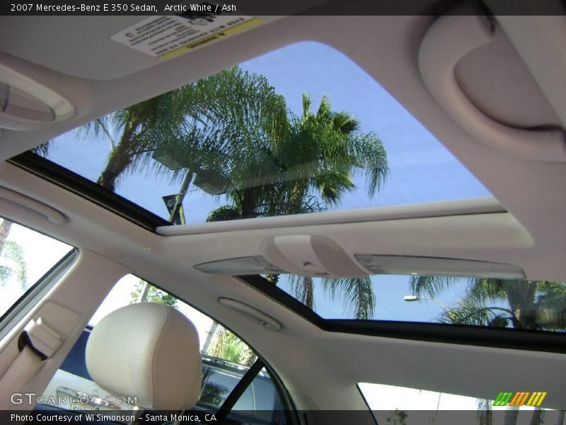 Arctic White / Ash 2007 Mercedes-Benz E 350 Sedan