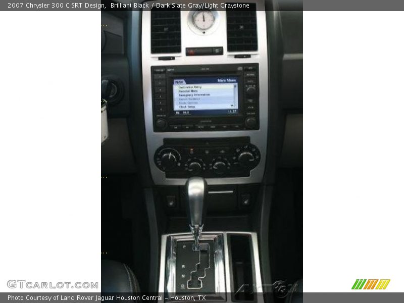Brilliant Black / Dark Slate Gray/Light Graystone 2007 Chrysler 300 C SRT Design