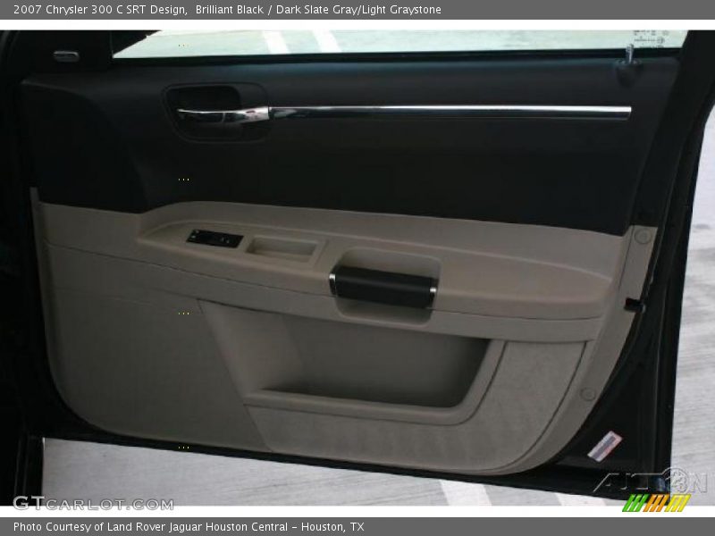 Brilliant Black / Dark Slate Gray/Light Graystone 2007 Chrysler 300 C SRT Design