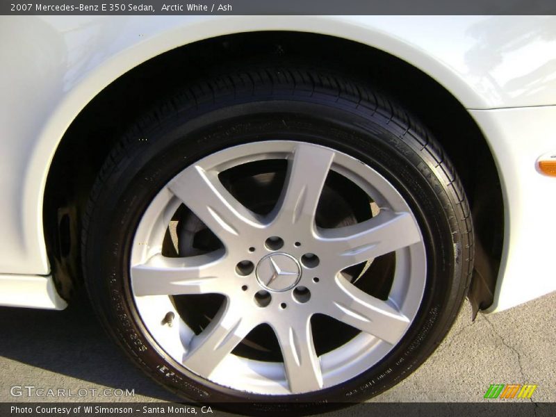 Arctic White / Ash 2007 Mercedes-Benz E 350 Sedan