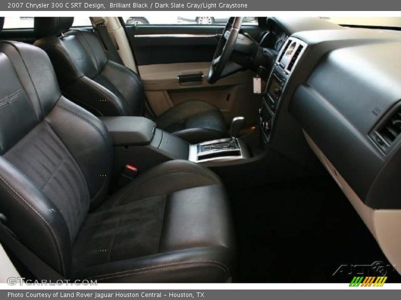 Brilliant Black / Dark Slate Gray/Light Graystone 2007 Chrysler 300 C SRT Design