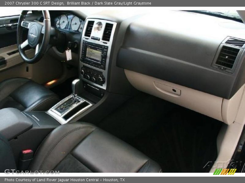 Brilliant Black / Dark Slate Gray/Light Graystone 2007 Chrysler 300 C SRT Design