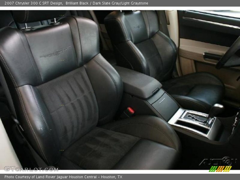 Brilliant Black / Dark Slate Gray/Light Graystone 2007 Chrysler 300 C SRT Design