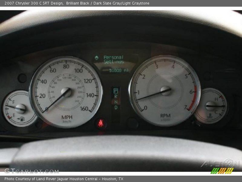 Brilliant Black / Dark Slate Gray/Light Graystone 2007 Chrysler 300 C SRT Design
