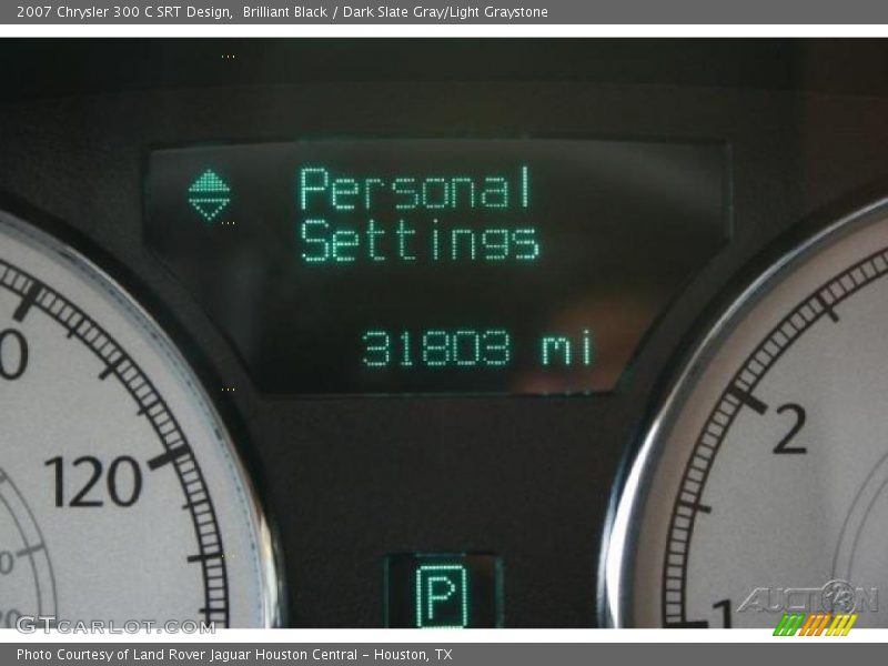 Brilliant Black / Dark Slate Gray/Light Graystone 2007 Chrysler 300 C SRT Design