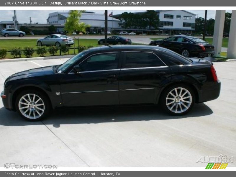 Brilliant Black / Dark Slate Gray/Light Graystone 2007 Chrysler 300 C SRT Design