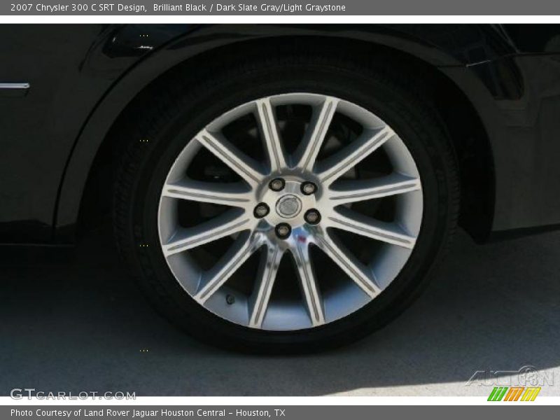Brilliant Black / Dark Slate Gray/Light Graystone 2007 Chrysler 300 C SRT Design
