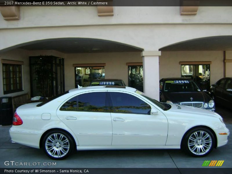 Arctic White / Cashmere 2007 Mercedes-Benz E 350 Sedan