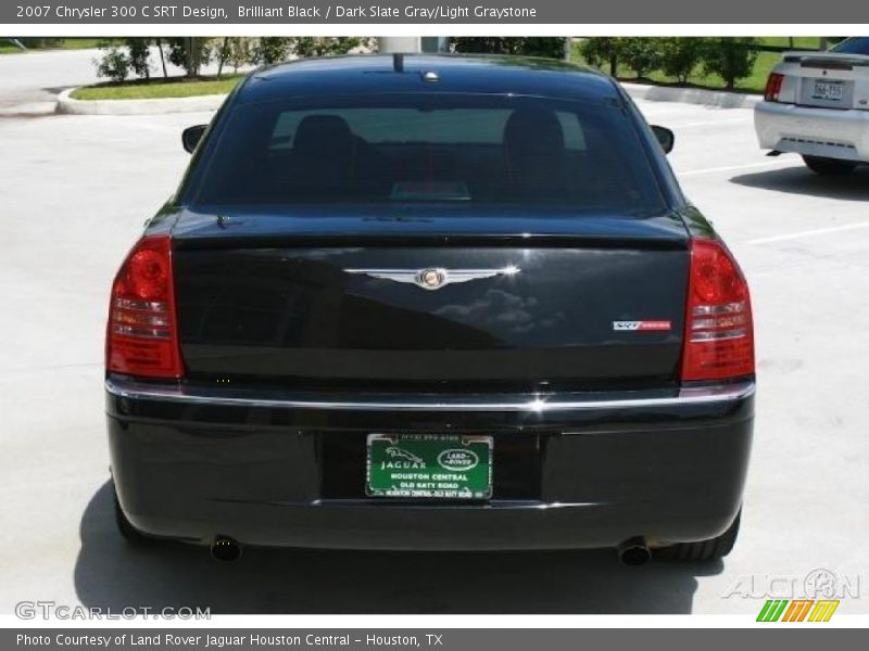 Brilliant Black / Dark Slate Gray/Light Graystone 2007 Chrysler 300 C SRT Design