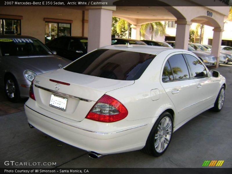 Arctic White / Cashmere 2007 Mercedes-Benz E 350 Sedan