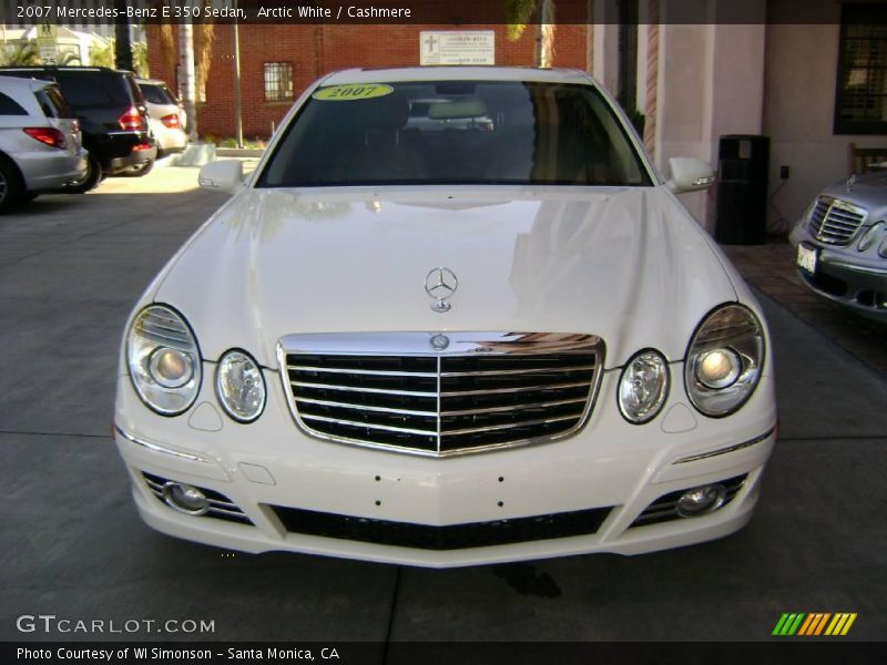 Arctic White / Cashmere 2007 Mercedes-Benz E 350 Sedan