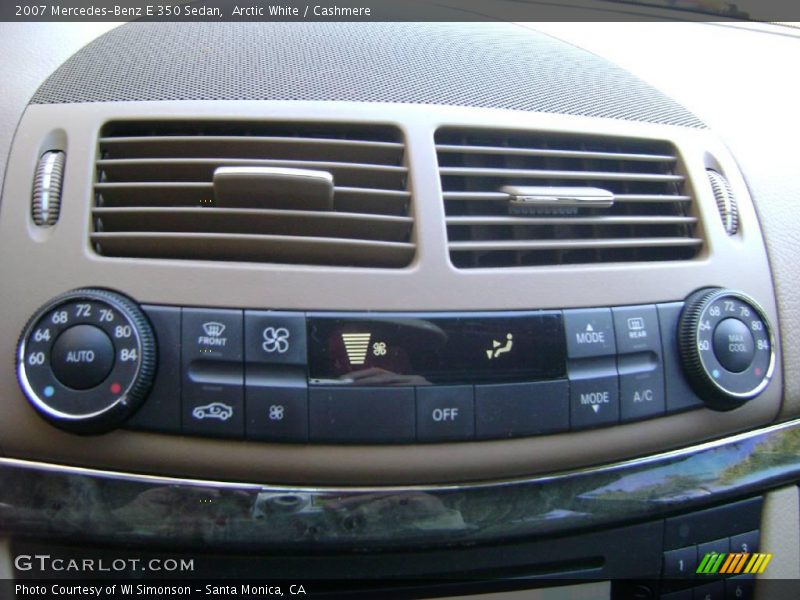 Arctic White / Cashmere 2007 Mercedes-Benz E 350 Sedan
