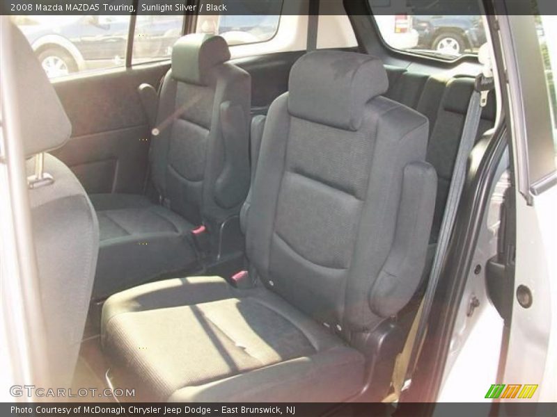 Sunlight Silver / Black 2008 Mazda MAZDA5 Touring