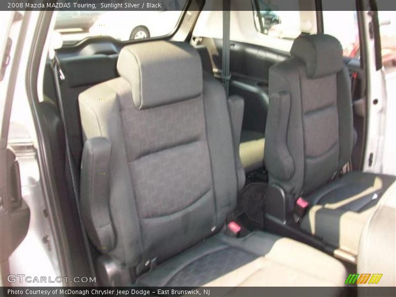 Sunlight Silver / Black 2008 Mazda MAZDA5 Touring