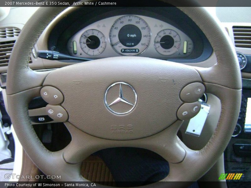 Arctic White / Cashmere 2007 Mercedes-Benz E 350 Sedan