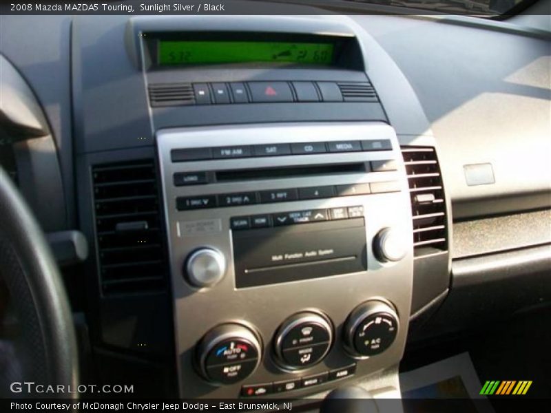 Sunlight Silver / Black 2008 Mazda MAZDA5 Touring