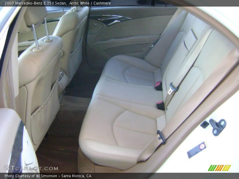 Arctic White / Cashmere 2007 Mercedes-Benz E 350 Sedan