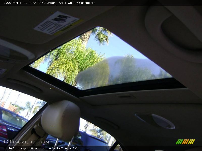 Arctic White / Cashmere 2007 Mercedes-Benz E 350 Sedan