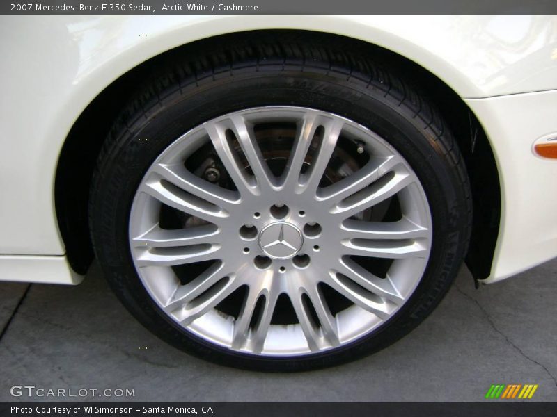 Arctic White / Cashmere 2007 Mercedes-Benz E 350 Sedan
