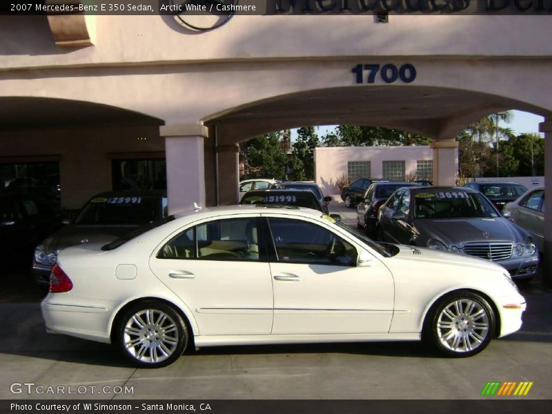 Arctic White / Cashmere 2007 Mercedes-Benz E 350 Sedan