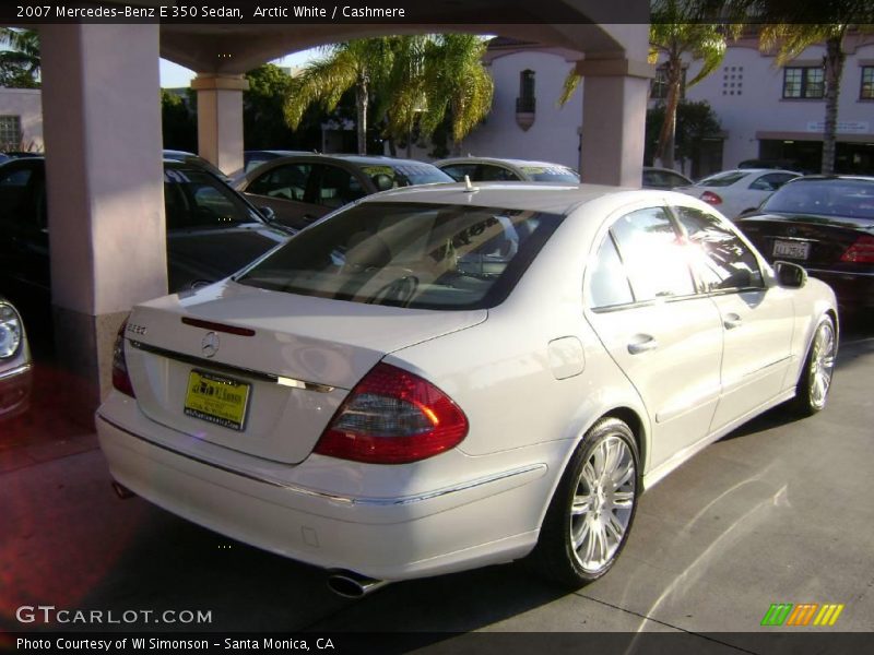 Arctic White / Cashmere 2007 Mercedes-Benz E 350 Sedan