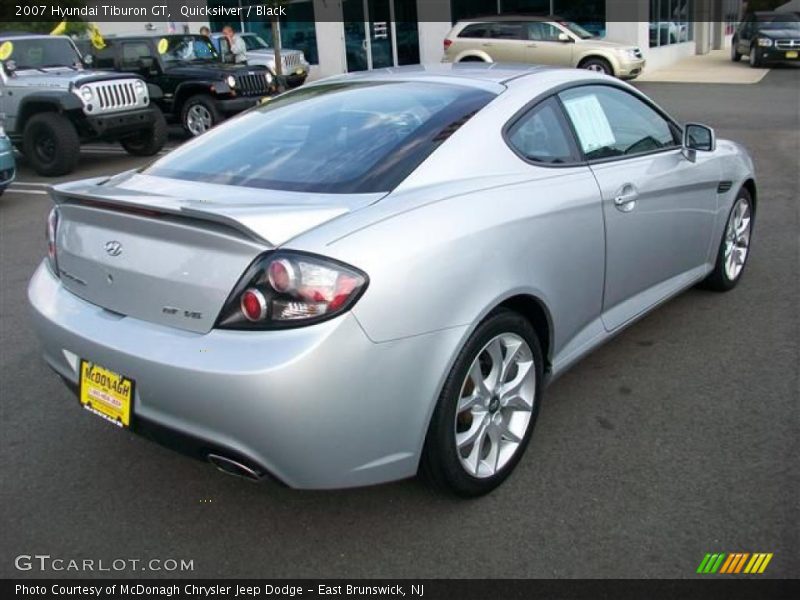 Quicksilver / Black 2007 Hyundai Tiburon GT