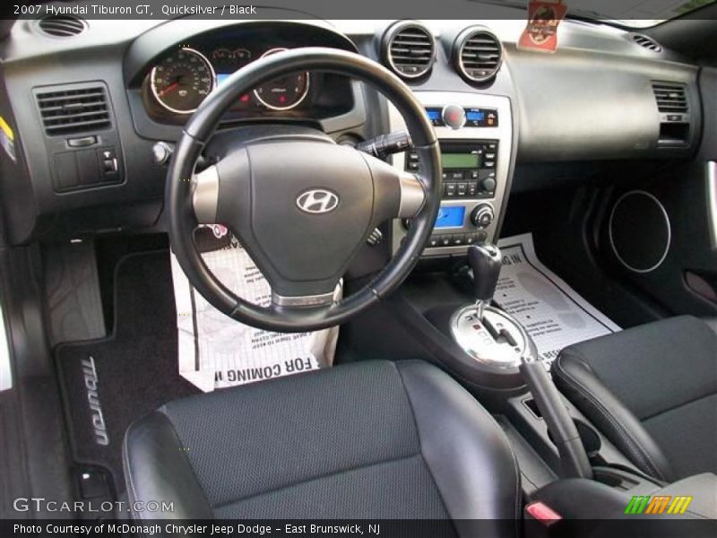Quicksilver / Black 2007 Hyundai Tiburon GT