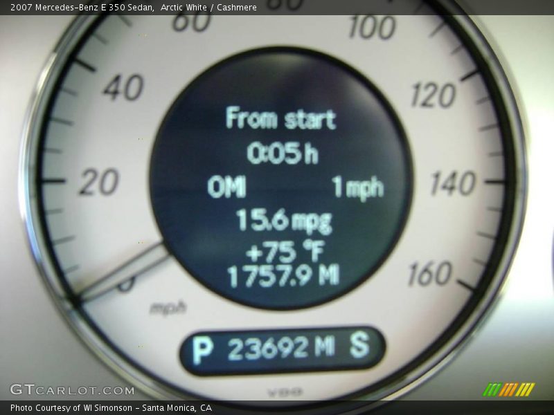 Arctic White / Cashmere 2007 Mercedes-Benz E 350 Sedan