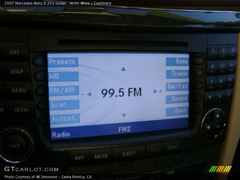 Arctic White / Cashmere 2007 Mercedes-Benz E 350 Sedan