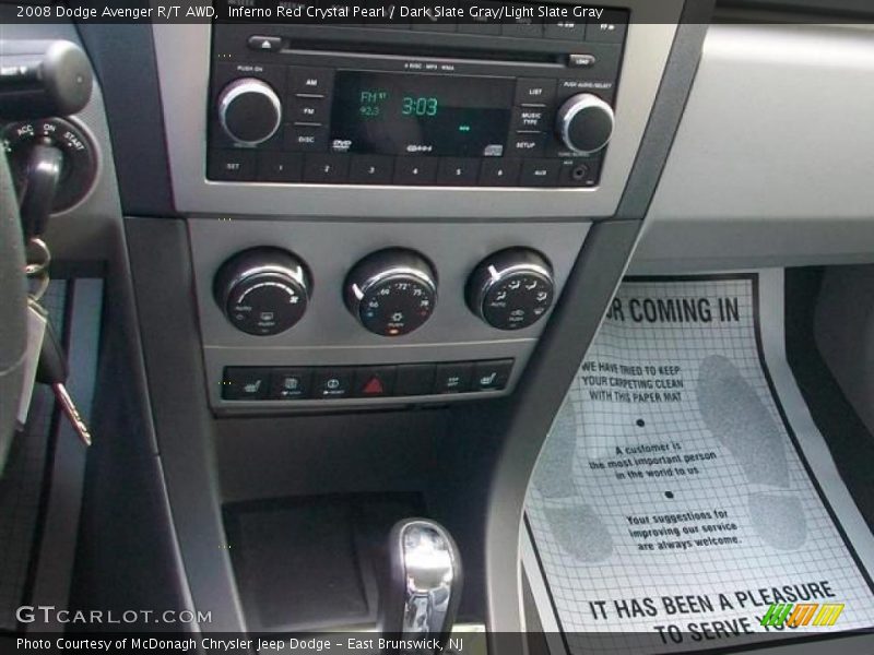 Inferno Red Crystal Pearl / Dark Slate Gray/Light Slate Gray 2008 Dodge Avenger R/T AWD
