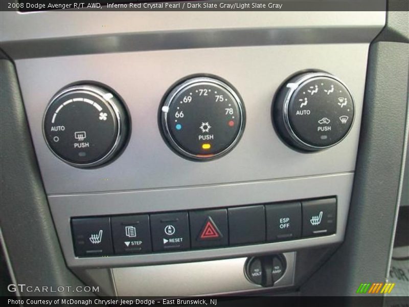 Inferno Red Crystal Pearl / Dark Slate Gray/Light Slate Gray 2008 Dodge Avenger R/T AWD