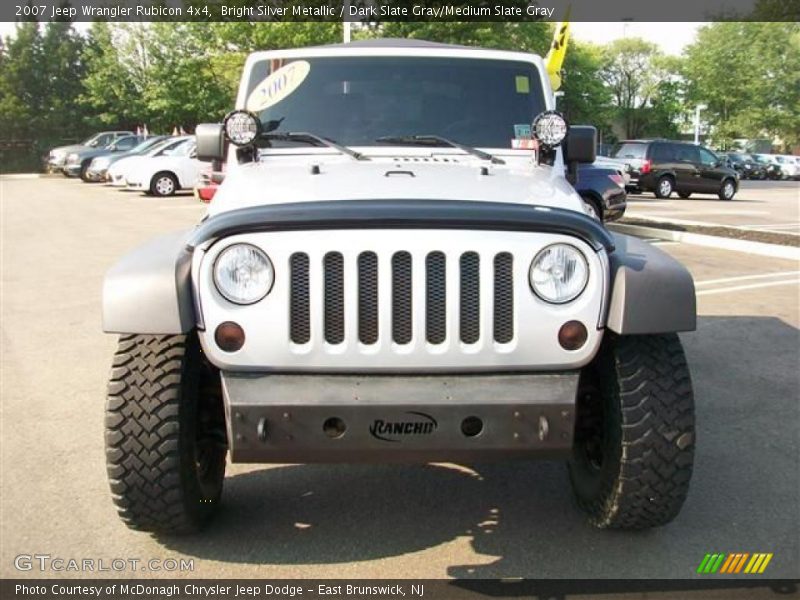 Bright Silver Metallic / Dark Slate Gray/Medium Slate Gray 2007 Jeep Wrangler Rubicon 4x4