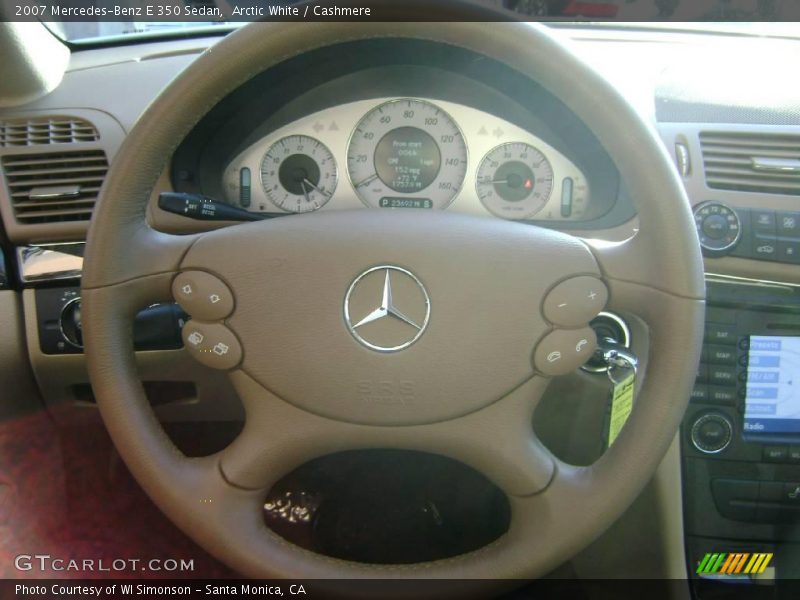 Arctic White / Cashmere 2007 Mercedes-Benz E 350 Sedan