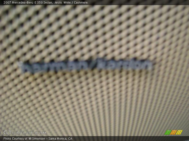 Arctic White / Cashmere 2007 Mercedes-Benz E 350 Sedan