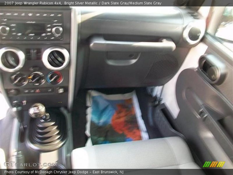 Bright Silver Metallic / Dark Slate Gray/Medium Slate Gray 2007 Jeep Wrangler Rubicon 4x4