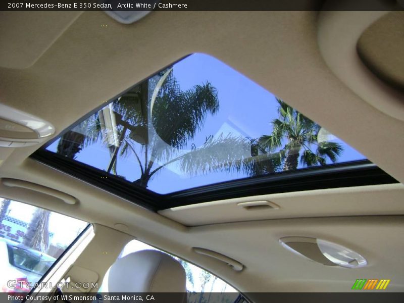 Arctic White / Cashmere 2007 Mercedes-Benz E 350 Sedan