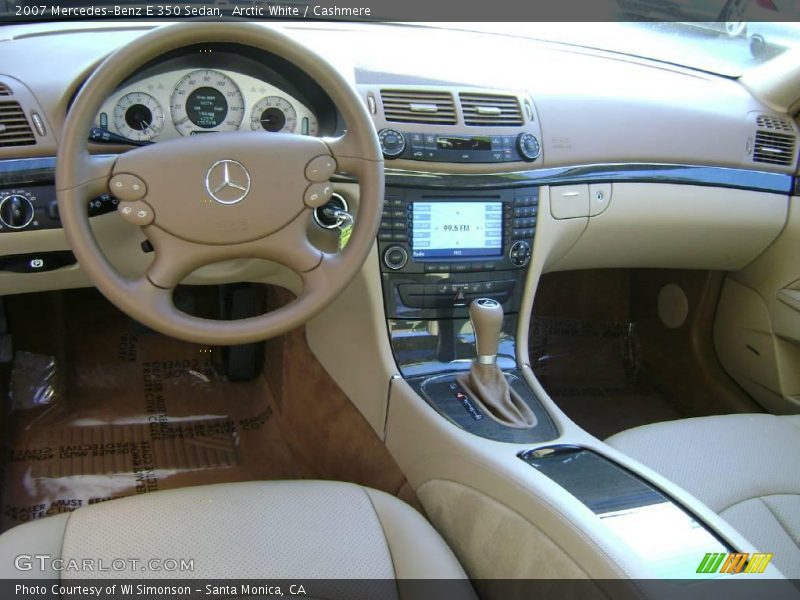 Arctic White / Cashmere 2007 Mercedes-Benz E 350 Sedan