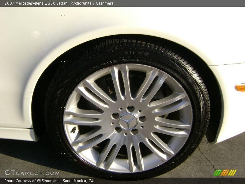 Arctic White / Cashmere 2007 Mercedes-Benz E 350 Sedan