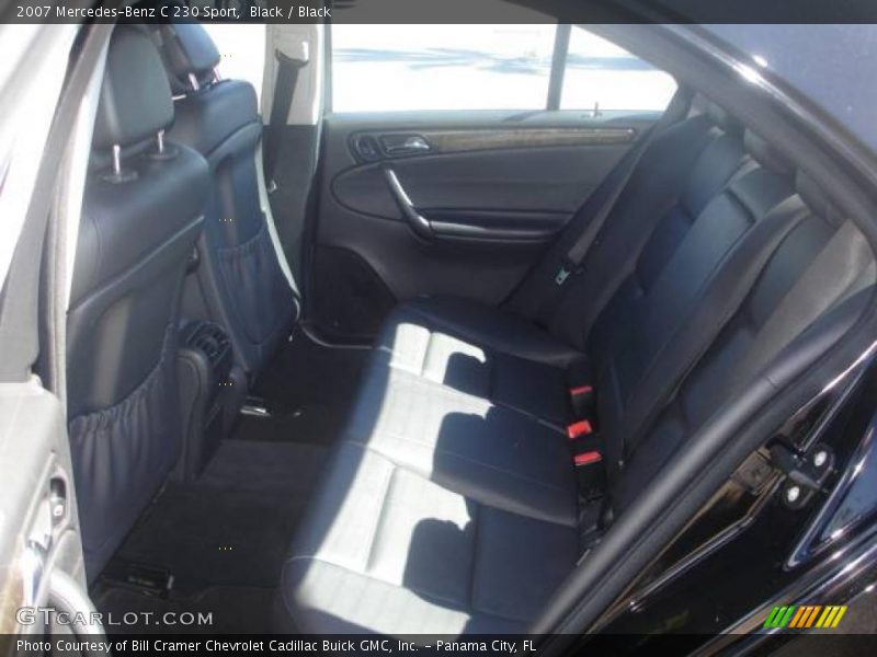 Black / Black 2007 Mercedes-Benz C 230 Sport